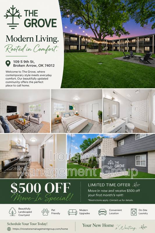 Apartment for rent at 109 S 9th Ave #102, Broken Arrow, OK 74012