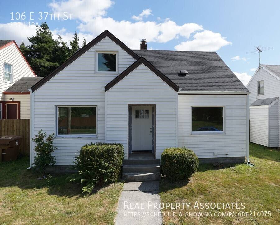 House for rent at 106 E 37th St, Tacoma, WA 98404