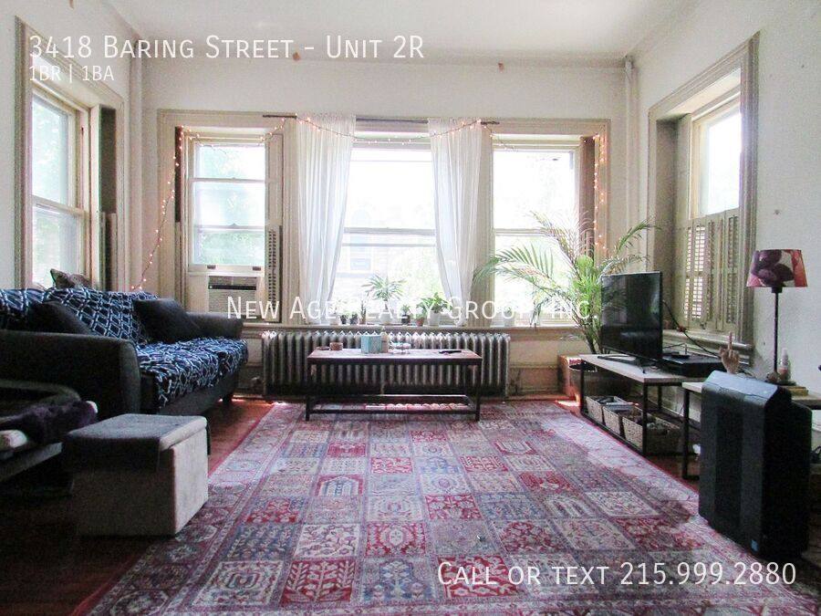 Apartment for rent at 3418 Baring St #2R, Philadelphia, PA 19104