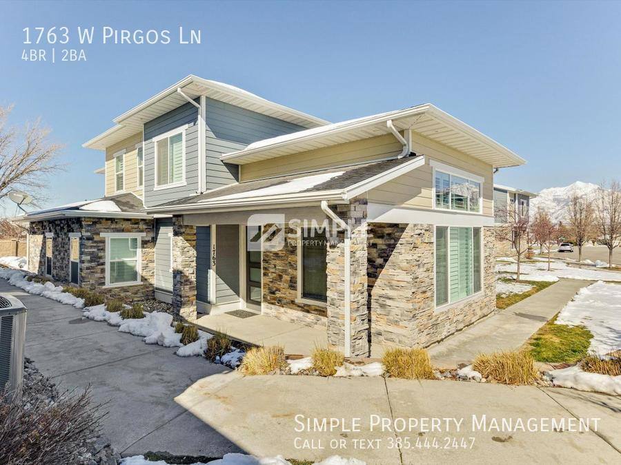 Townhouse for rent at 1763 W Pirgos Lane, South Jordan, UT 84095