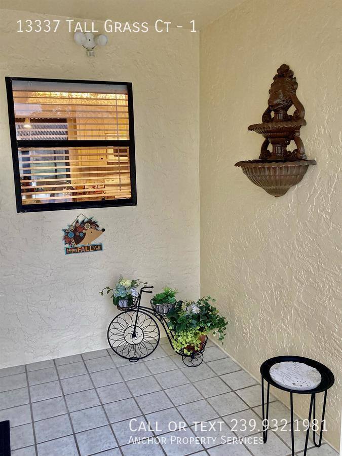 Townhouse for rent at 13337 Tall Grass Court #1, Fort Myers, FL 33912