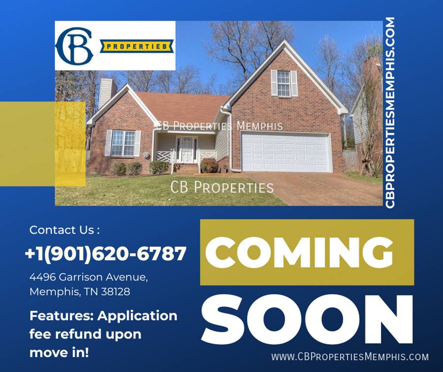 House for rent at 4496 Garrison Ave, Memphis, TN 38128
