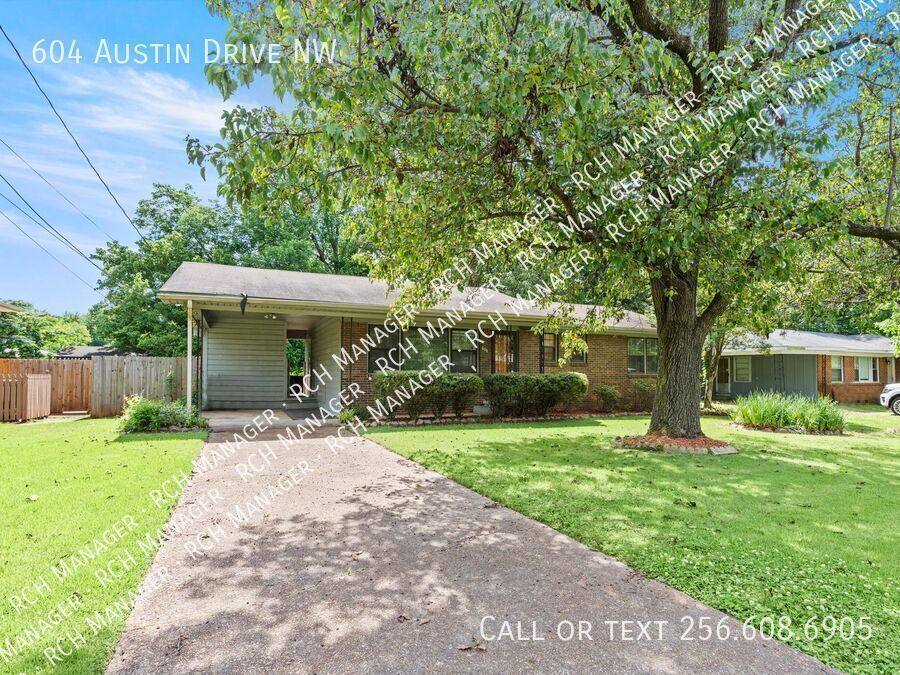 House for rent at 604 Austin Dr NW, Huntsville, AL 35805