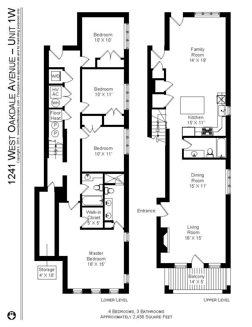 Apartment for rent at 1241 W Oakdale #1241-1E Nc15, Chicago, IL 60657