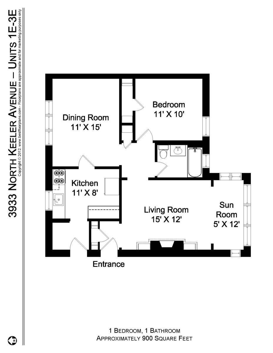 Apartment for rent at 3925 N Keeler Ave #2E, Chicago, IL 60641