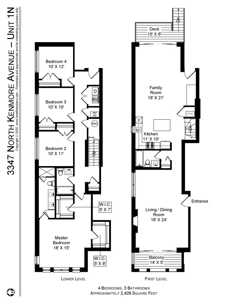 Apartment for rent at 3347 N Kenmore Ave #1N, Chicago, IL 60657