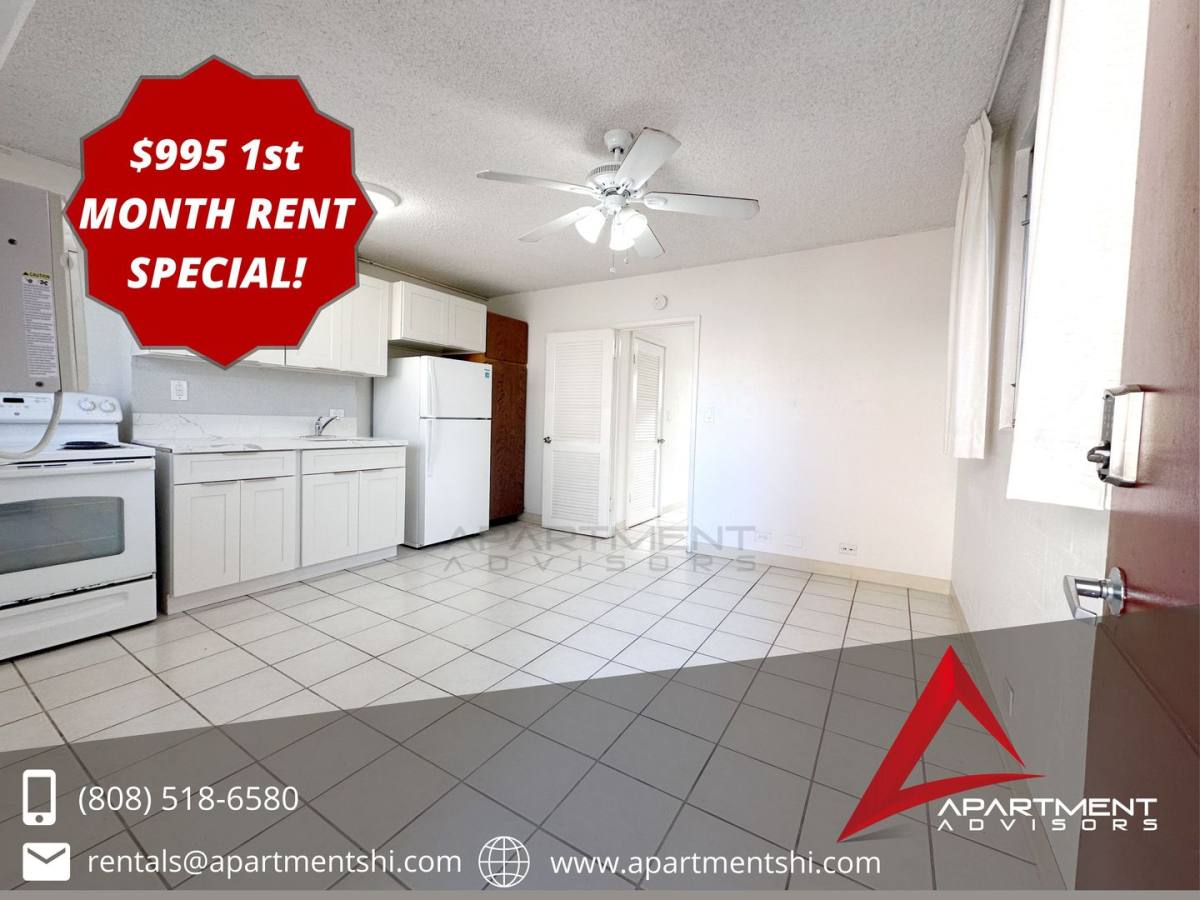 Apartment for rent at 2541 Kuhio Ave #301, Honolulu, HI 96815