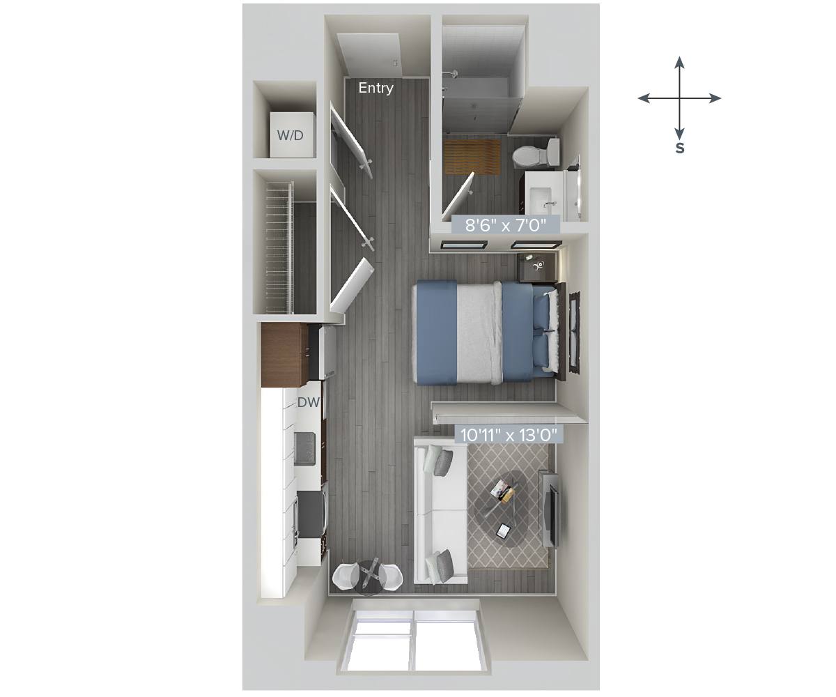 Apartment for rent at 1 Nashua St #2016, Boston, MA 02114