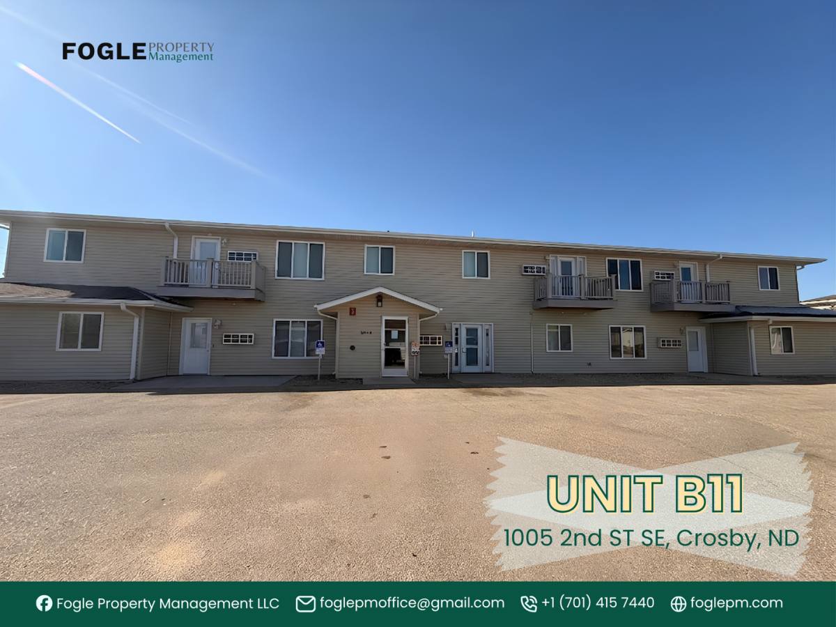 Apartment for rent at 1005 2nd St SE, Crosby, ND 58730