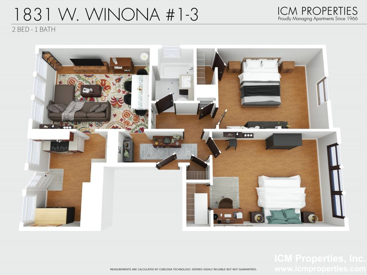 Apartment for rent at 5073 N Wolcott #2, Chicago, IL 60640