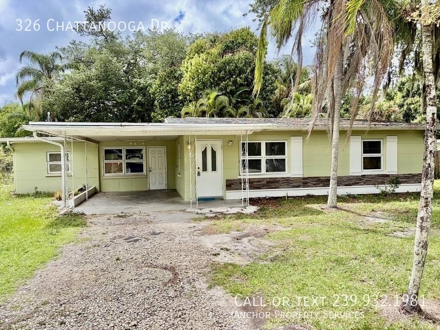 House for rent at 326 Chattanooga Dr, Fort Myers, FL 33905