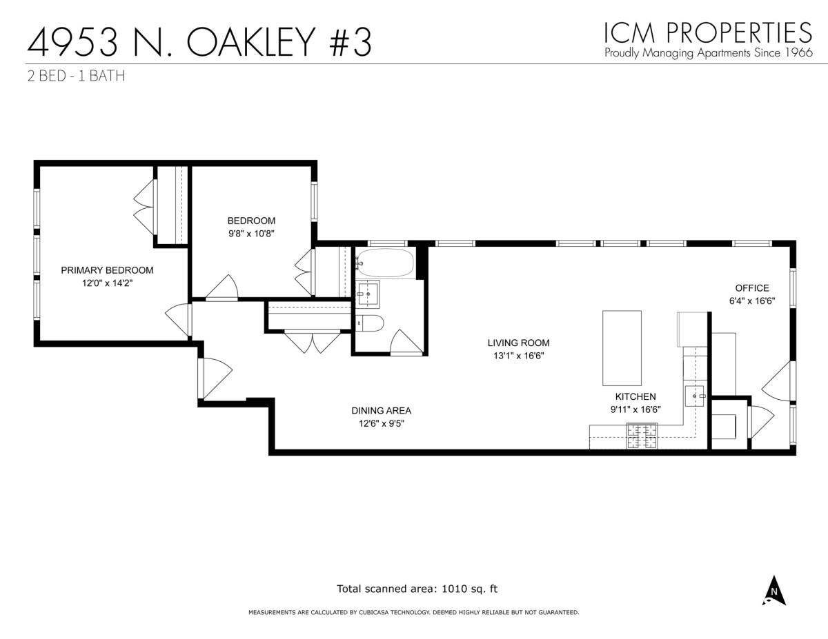 Apartment for rent at 4951 N Oakley Ave #3, Chicago, IL 60625