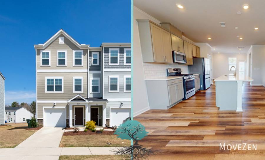 Townhouse for rent at 2443 Chert Lane, Raleigh, NC 27610