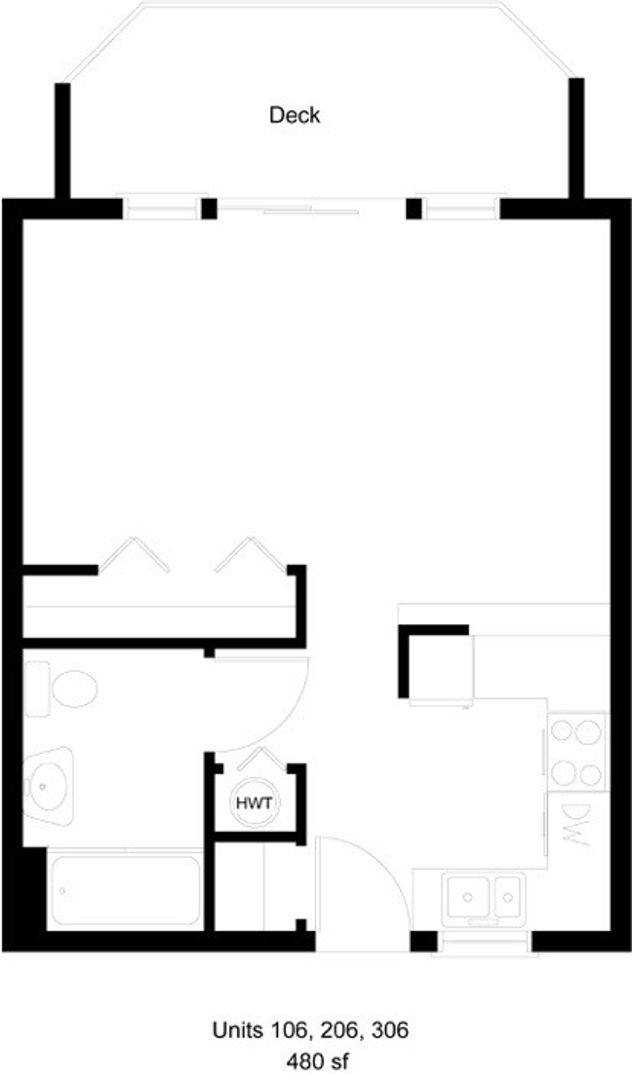 Apartment for rent at 1608 E St, Bellingham, WA 98225