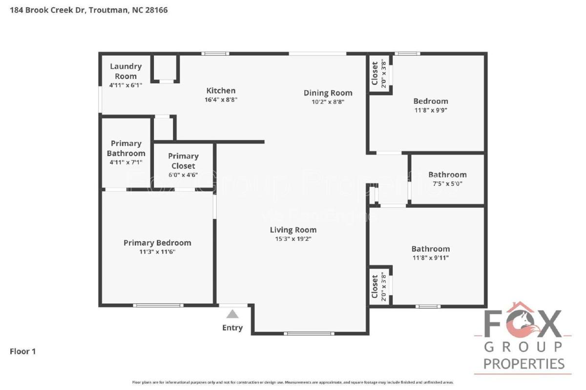 House for rent at 184 Brook Creek Dr, Troutman, NC 28166