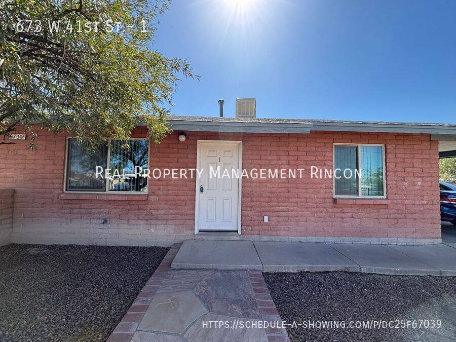 Apartment for rent at 673 W 41st St #1, Tucson, AZ 85713