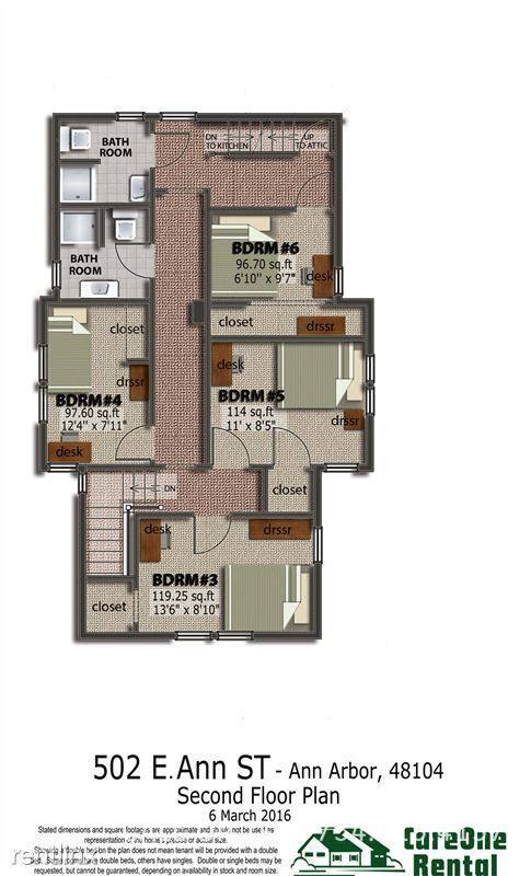 House for rent at 502 E Ann St, Ann Arbor, MI 48104