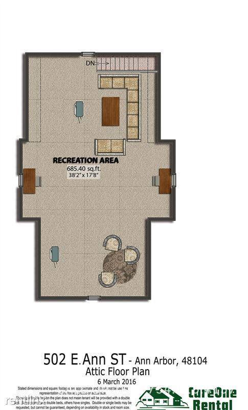 House for rent at 502 E Ann St, Ann Arbor, MI 48104