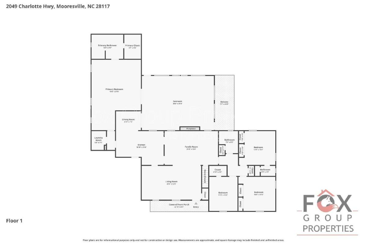House for rent at 2049 Charlotte Highway, Mooresville, NC 28117