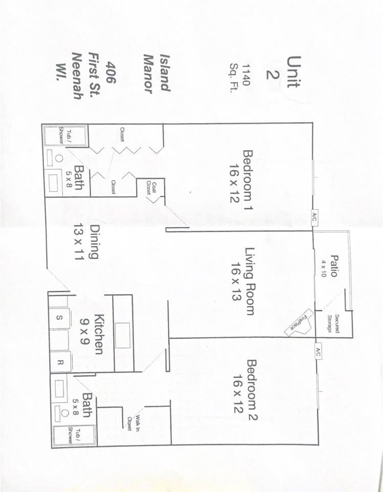 Apartment for rent at 406 1st St #2, Neenah, WI 54956