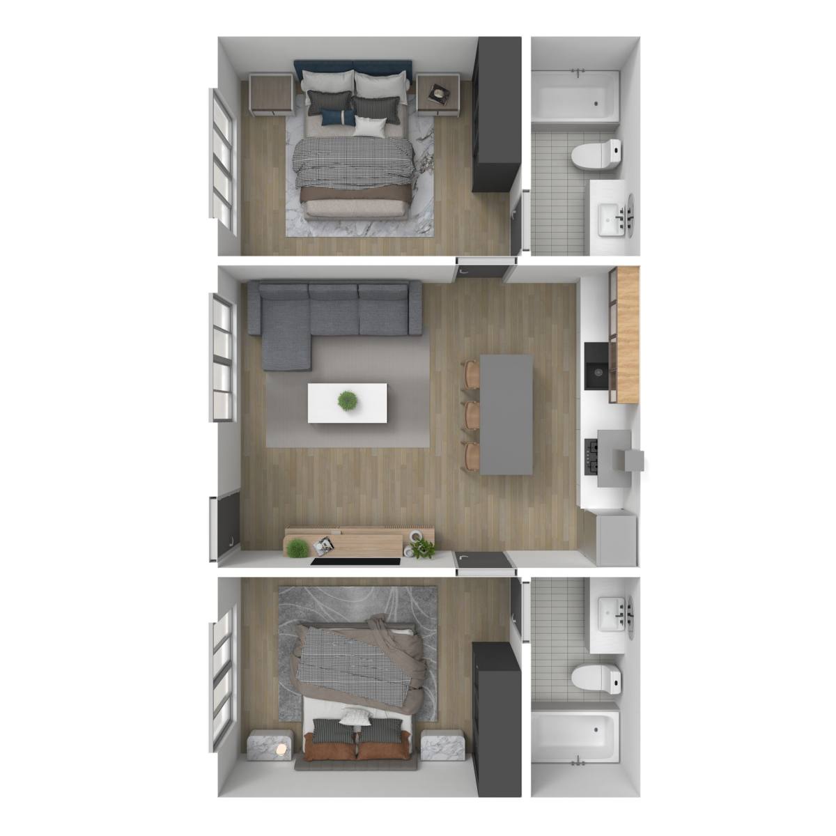 Apartment for rent at 6222 S W Blvd, Los Angeles, CA 90043