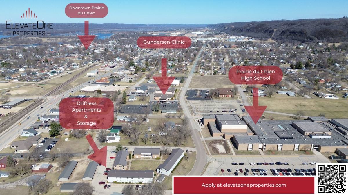 Apartment for rent at 811 S Dousman St #2, Prairie Du Chien, WI 53821