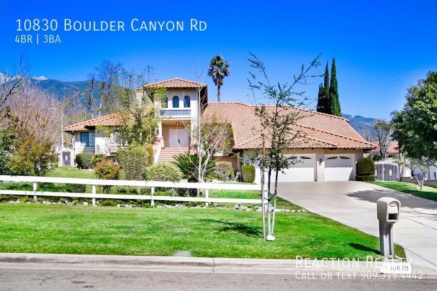 House for rent at 10830 Boulder Canyon Rd, Rancho Cucamonga, CA 91737