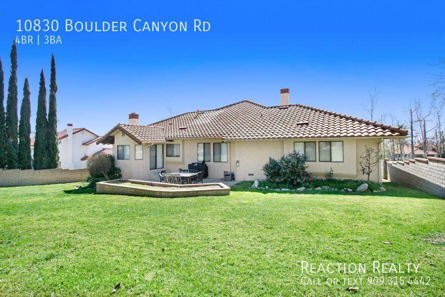 House for rent at 10830 Boulder Canyon Rd, Rancho Cucamonga, CA 91737