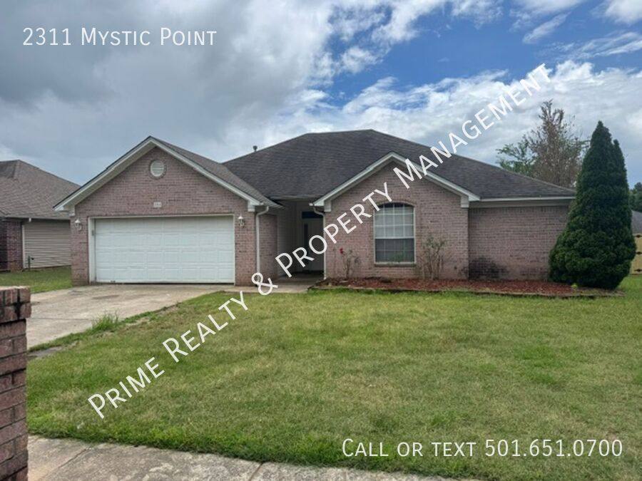 House for rent at 2311 Mystic Point, Bryant, AR 72022