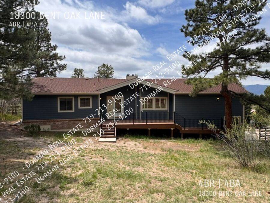 House for rent at 18300 Bent Oak Lane, Monument, CO 80132