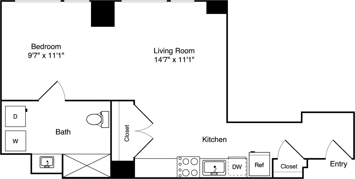 Apartment for rent at 35 Lomasney Way #3500, Boston, MA 02114