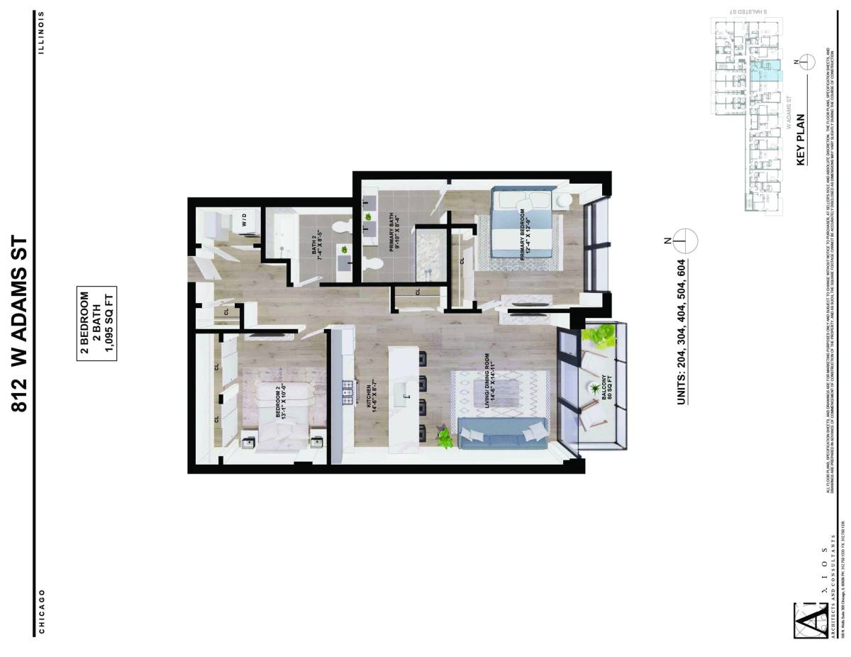 Condo for rent at 812 W Adams St, Chicago, IL 60607