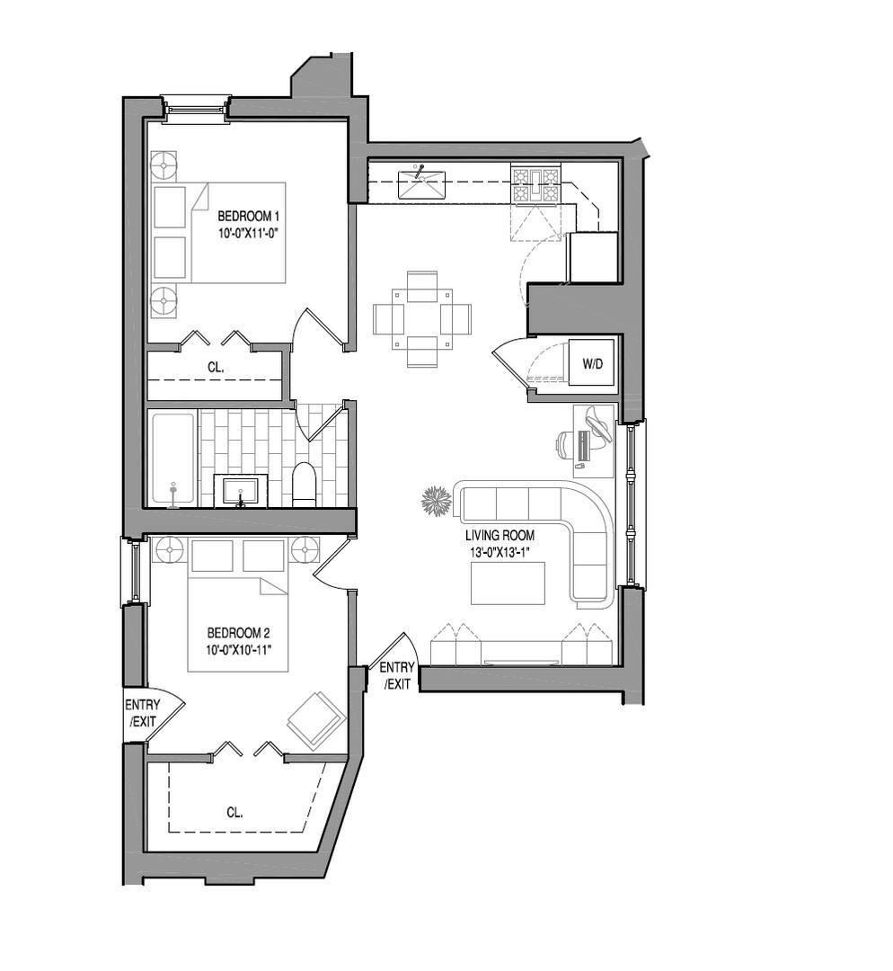 Apartment for rent at 850-3B W Barry Ave, Chicago, IL 60657