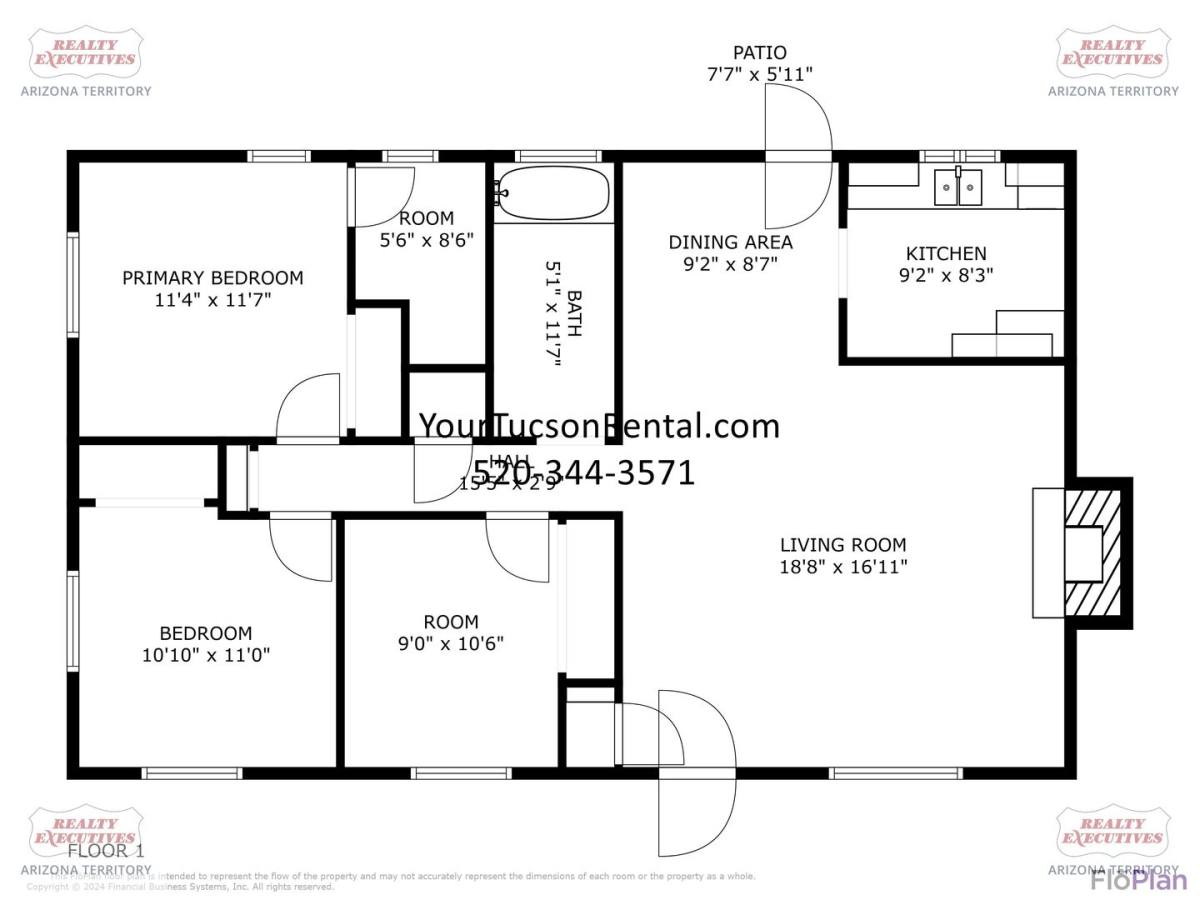 Apartment for rent at 3127 E Greenlee Rd, Tucson, AZ 85716