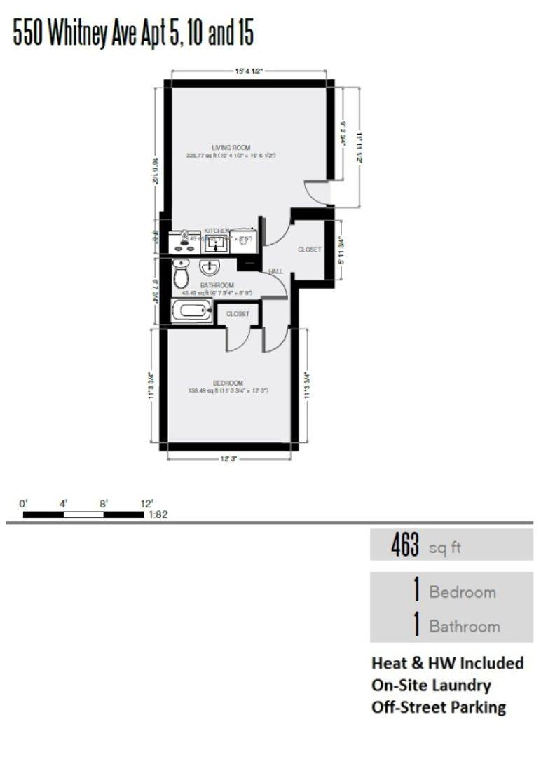Apartment for rent at 550 Whitney Ave #15, New Haven, CT 06511