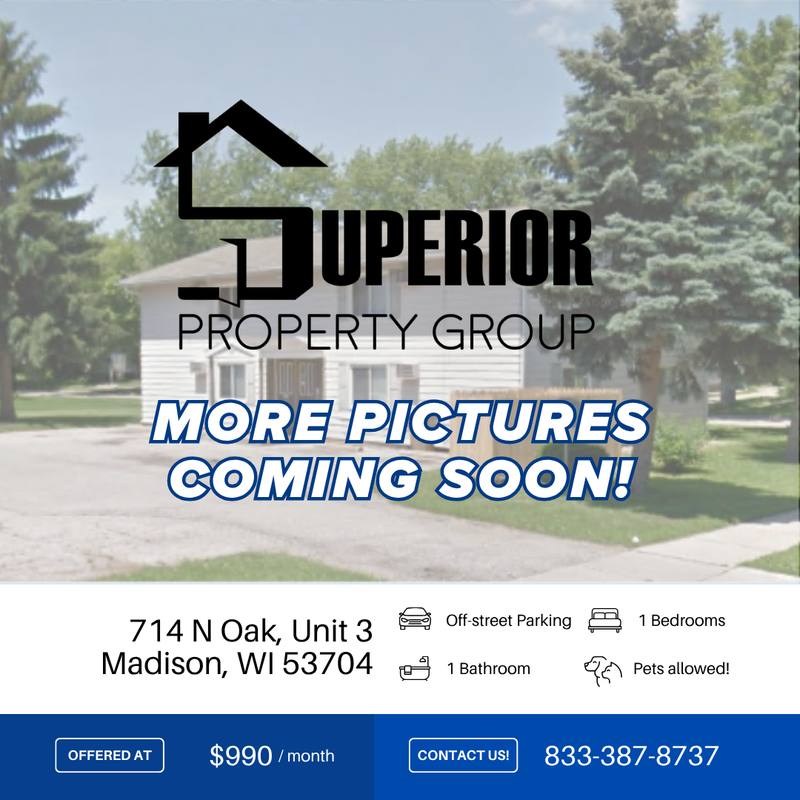 Apartment for rent at 714 N Oak #3, Madison, WI 53704
