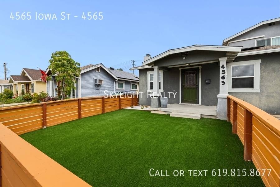 Apartment for rent at 4565 Iowa St, San Diego, CA 92116