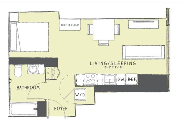 Apartment for rent at 156 W Superior, Chicago, IL 60654