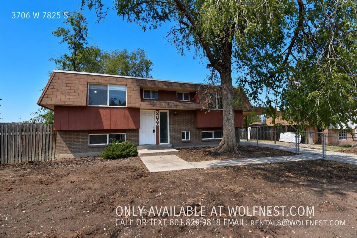 House for rent at 3706 W 7825 S, West Jordan, UT 84088