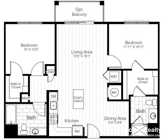 Apartment for rent at 1 Repton Place #1312, Watertown, MA 02472