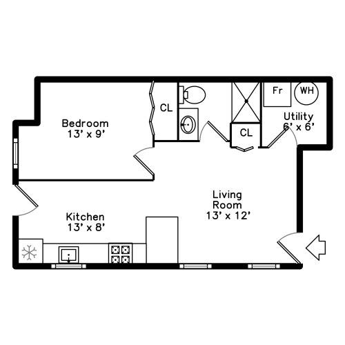 Apartment for rent at 732 N Ada St #2R, Chicago, IL 60642