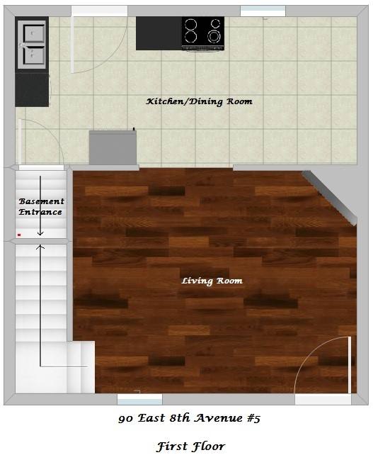 Townhouse for rent at 90 E 8th Ave #5, Columbus, OH 43201