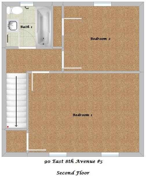 Townhouse for rent at 90 E 8th Ave #5, Columbus, OH 43201