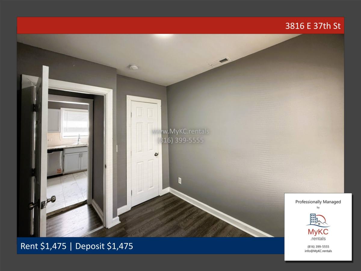 Apartment for rent at 3816 E 37th St, Kansas City, MO 64128