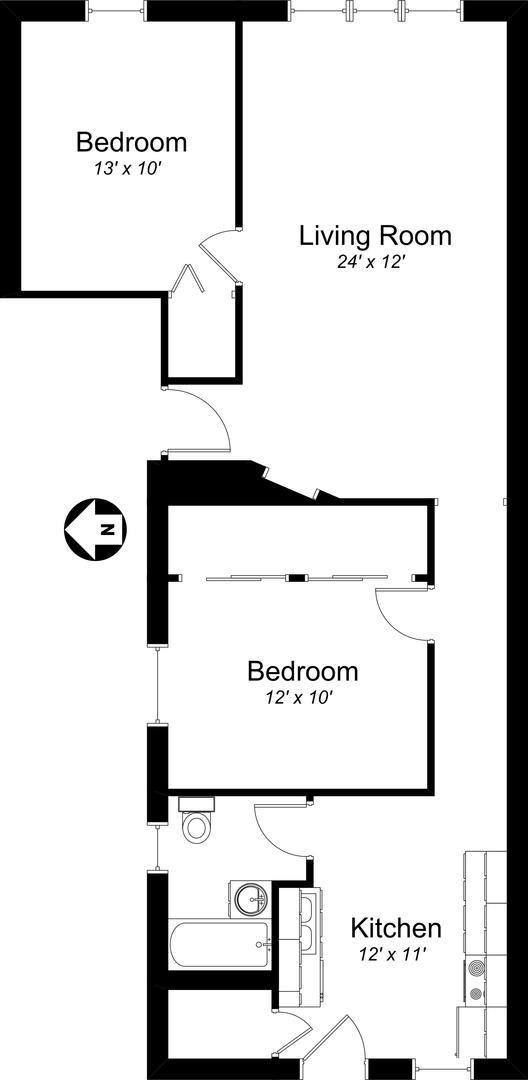 Apartment for rent at 3458 N Southport, Chicago, IL 60657