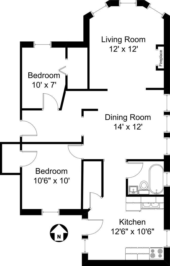 Apartment for rent at 1015 W School, Chicago, IL 60657