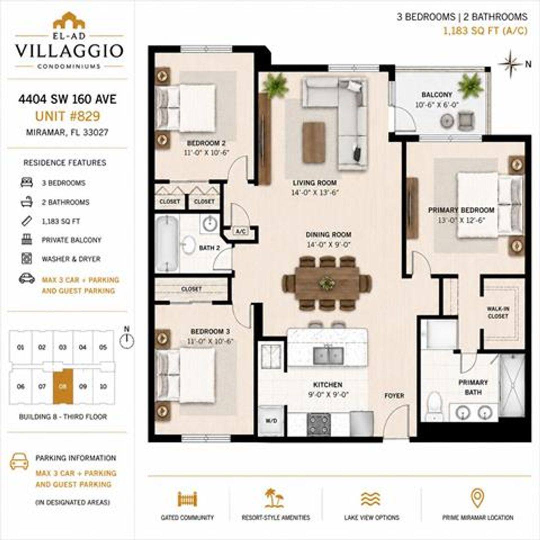 Apartment for rent at 4404 SW 160th Ave, Hollywood, FL 33027