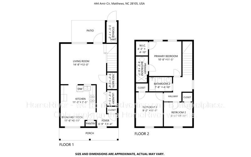 House for rent at 444 Amir Circle, Matthews, NC 28105