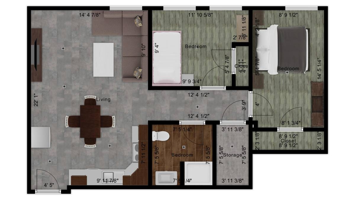 Apartment for rent at 6 Institute St, Adams, NY 13605