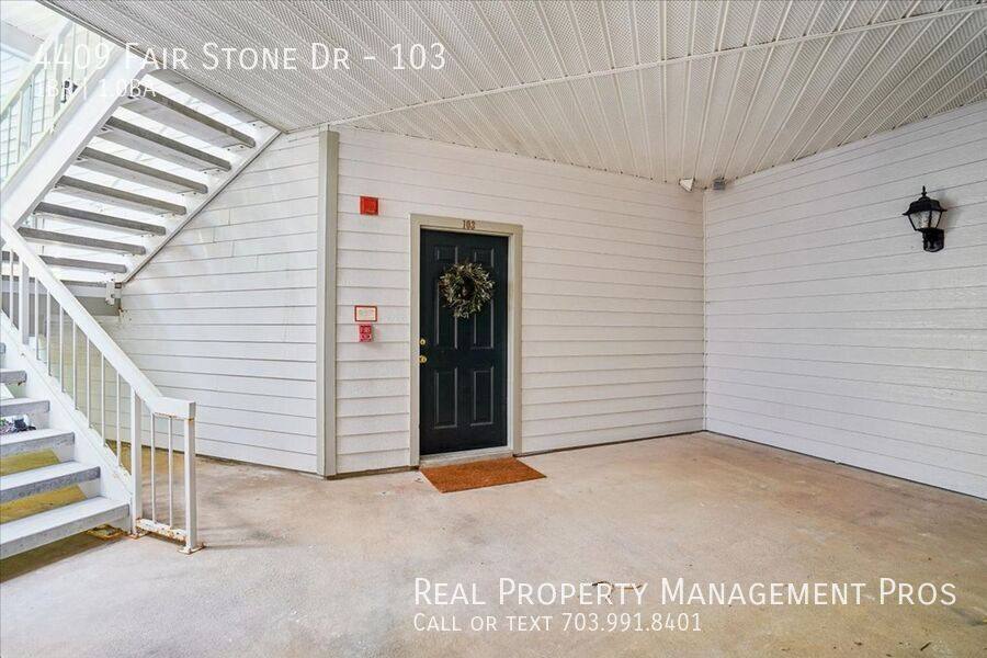 Apartment for rent at 4409 Fair Stone Dr #103, Fairfax, VA 22033